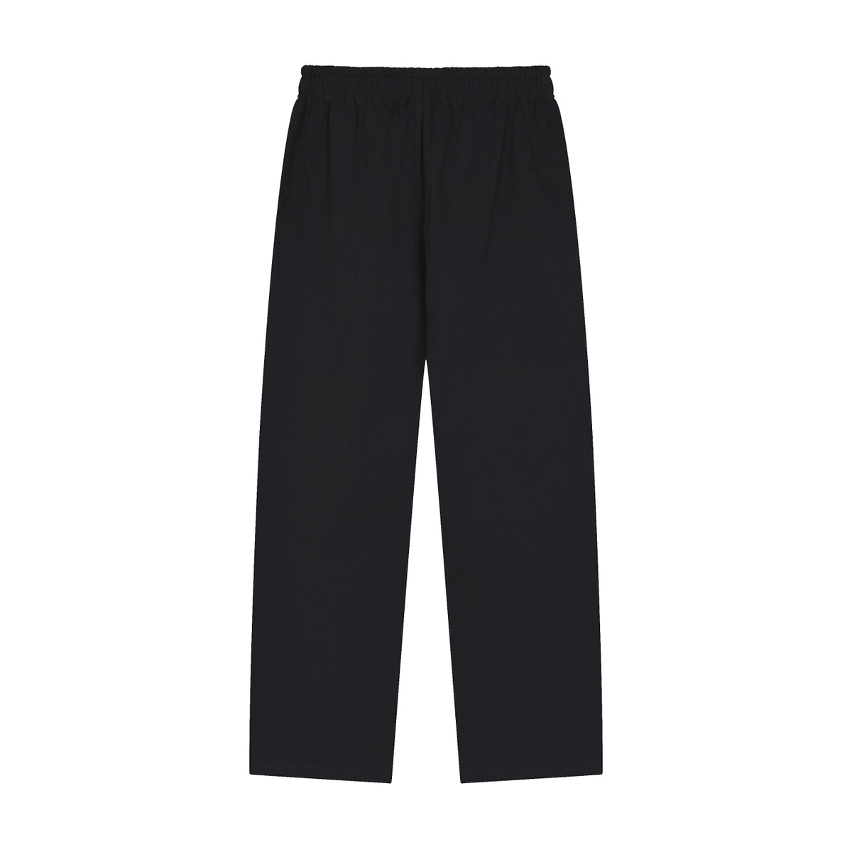 Solid Color Straight-Leg Sweatpants